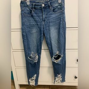 American Eagle Jegging Crop Jeans size 10